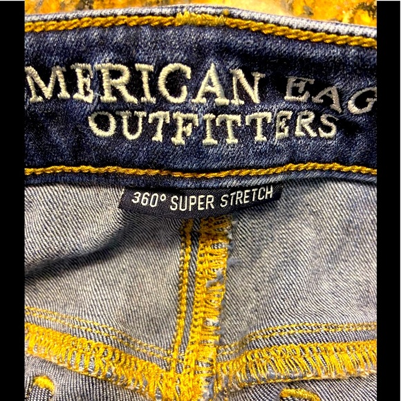 AE American Eagles Hi Rise 360  Skinny Jegging Sz 2 Reg - Picture 7 of 8